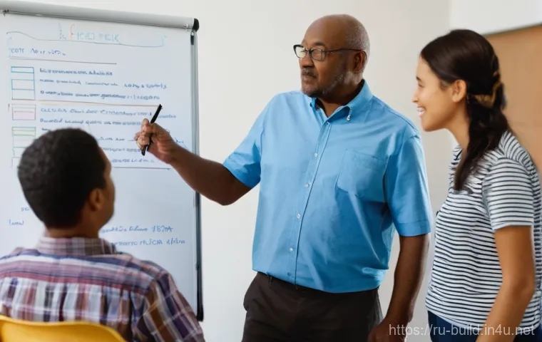 공동 관리비 분쟁 해결 - **Prompt:** A focused woman in her late 30s sits at a polished wooden kitchen table, meticulously ex...